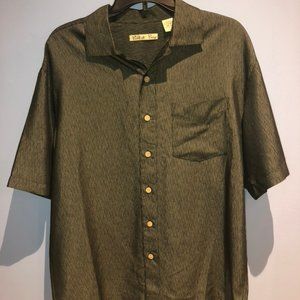 NWT Black Short-sleeve Button-down - Medium